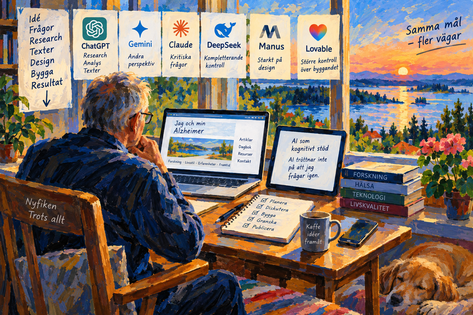 Alzheimer, Manus och Lovable: AI – från verktyg till kognitivt stöd