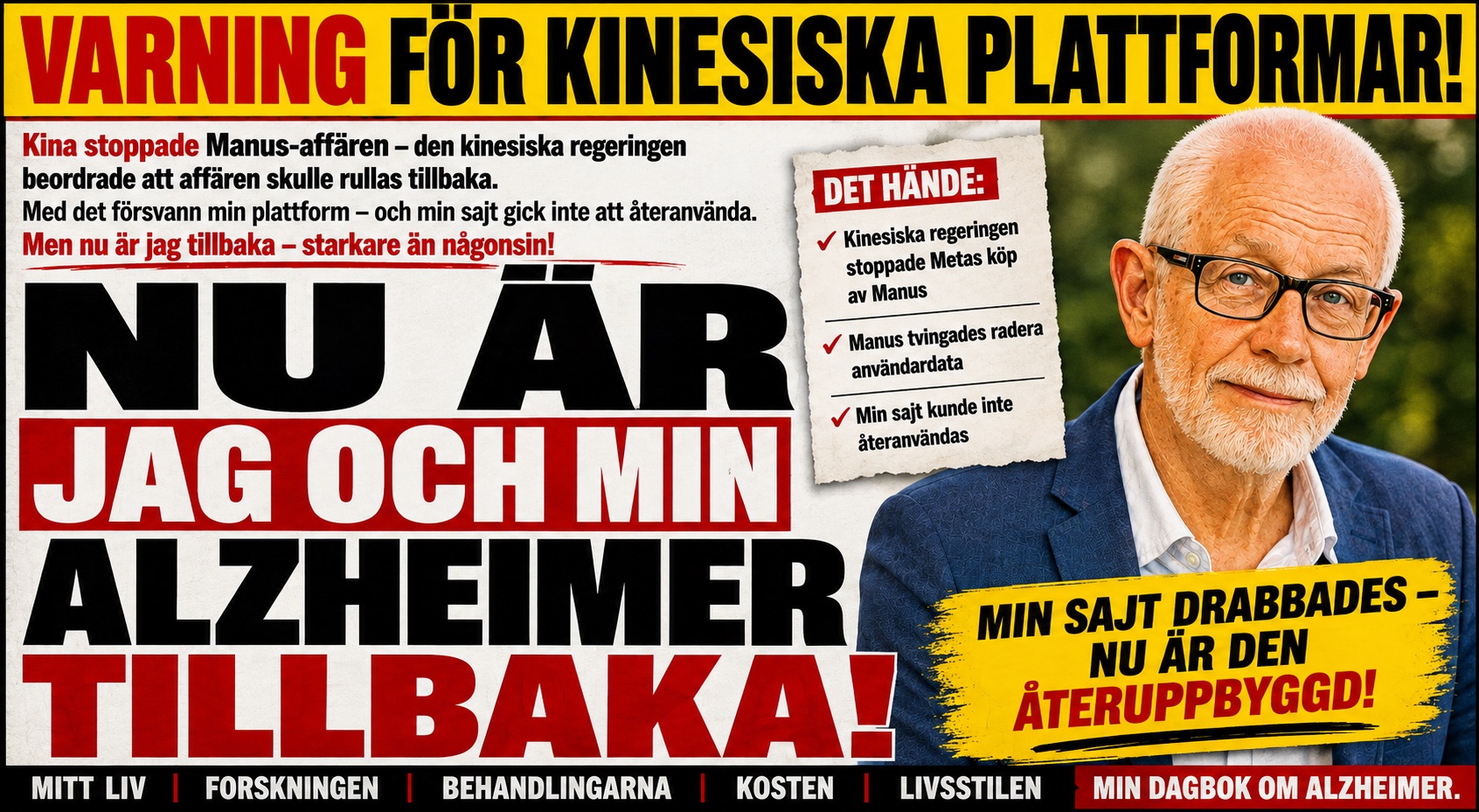Jag och Min Alzheimer är tillbaka!
