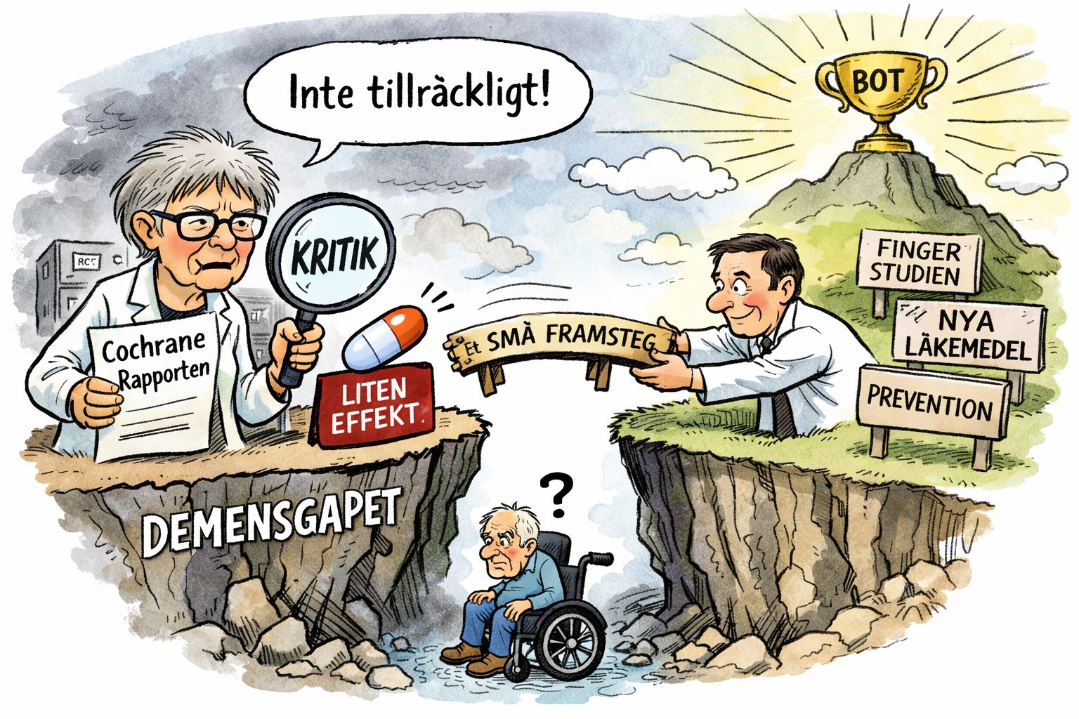 Two Parallel Conflicts in Dementia Research