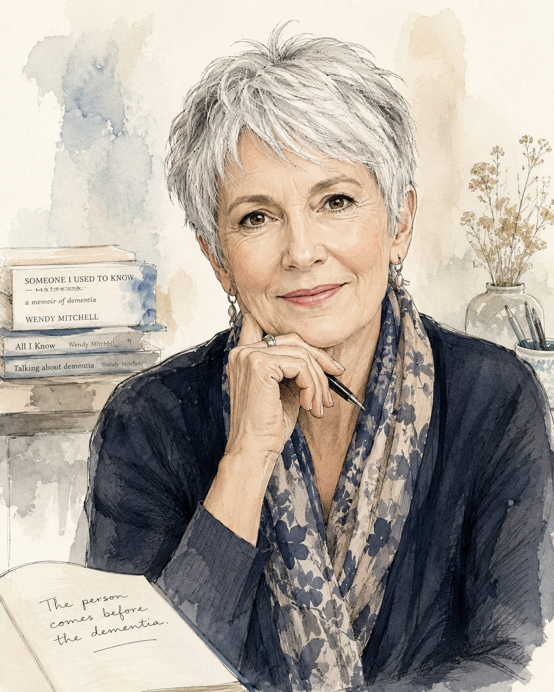 Wendy Mitchell lär mig att leva med Alzheimer