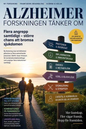 Alzheimerforskningen byter riktning – mot kombinationsbehandlingar