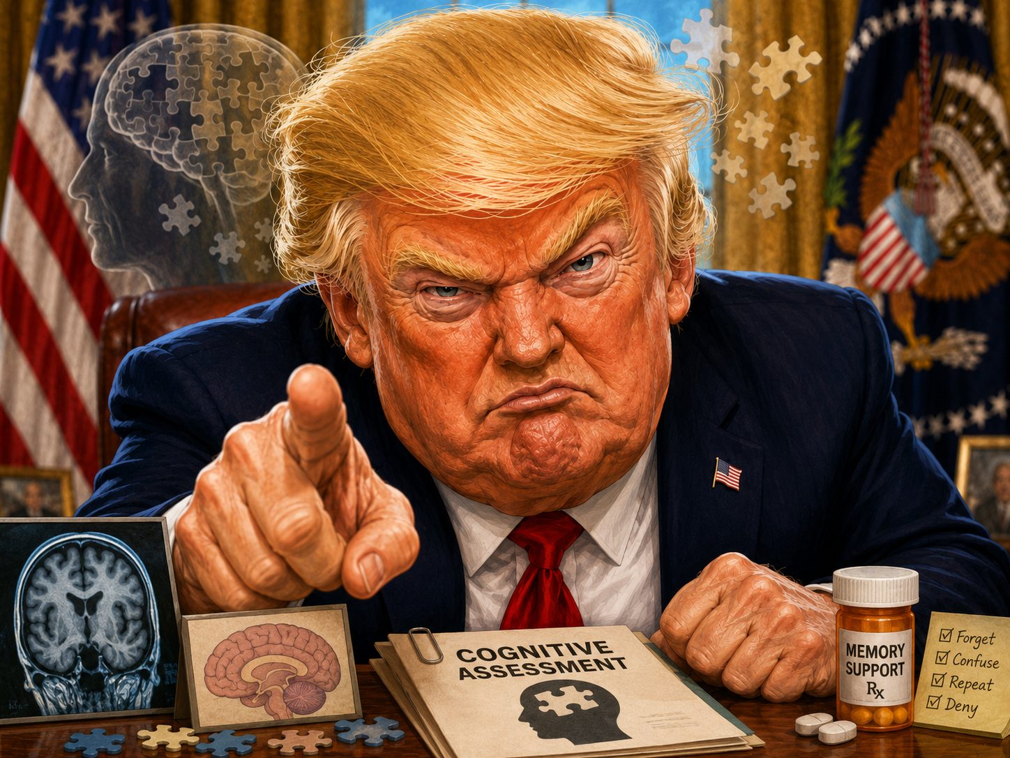 Om Trump får Alzheimer – då räcker inte donepezil
